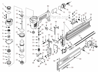 Part Location Diagram of HF001300AV Campbell Hausfeld Npt(M) Ind Conn-1/4 X 1/4